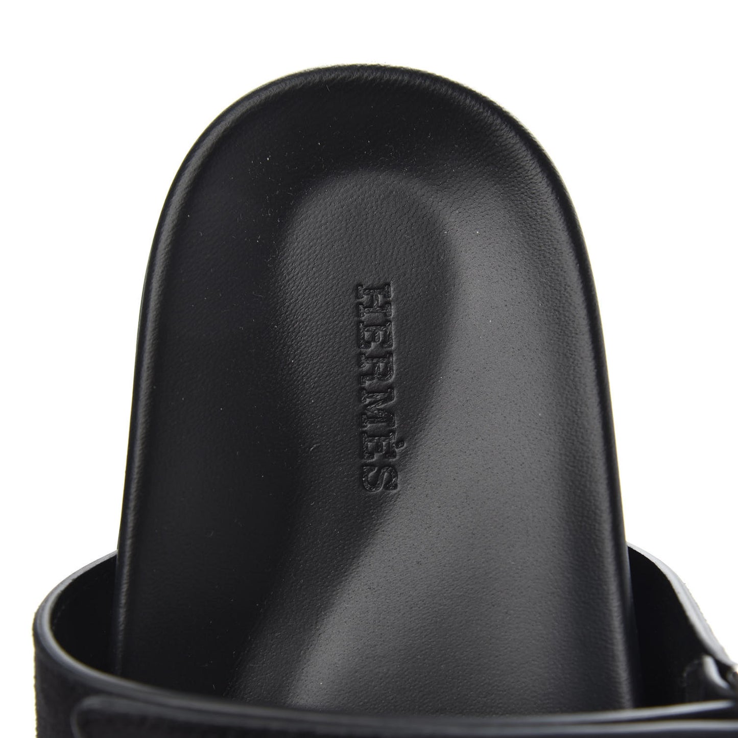 Suede Goatskin Womens Chypre Sandals 39 Black