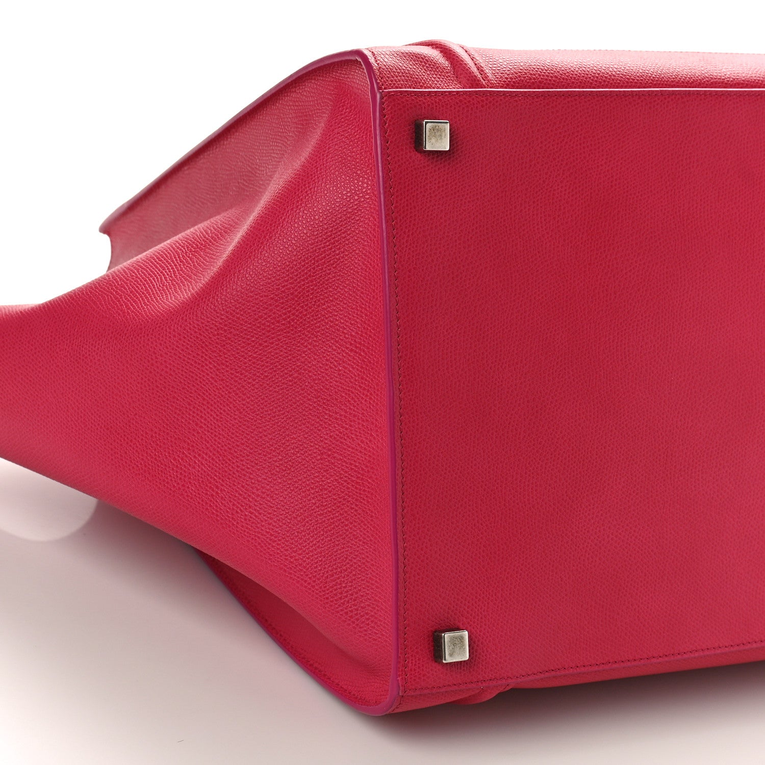 Celine Grained Calfskin Medium Phantom Luggage Fuchsia 7 of 8