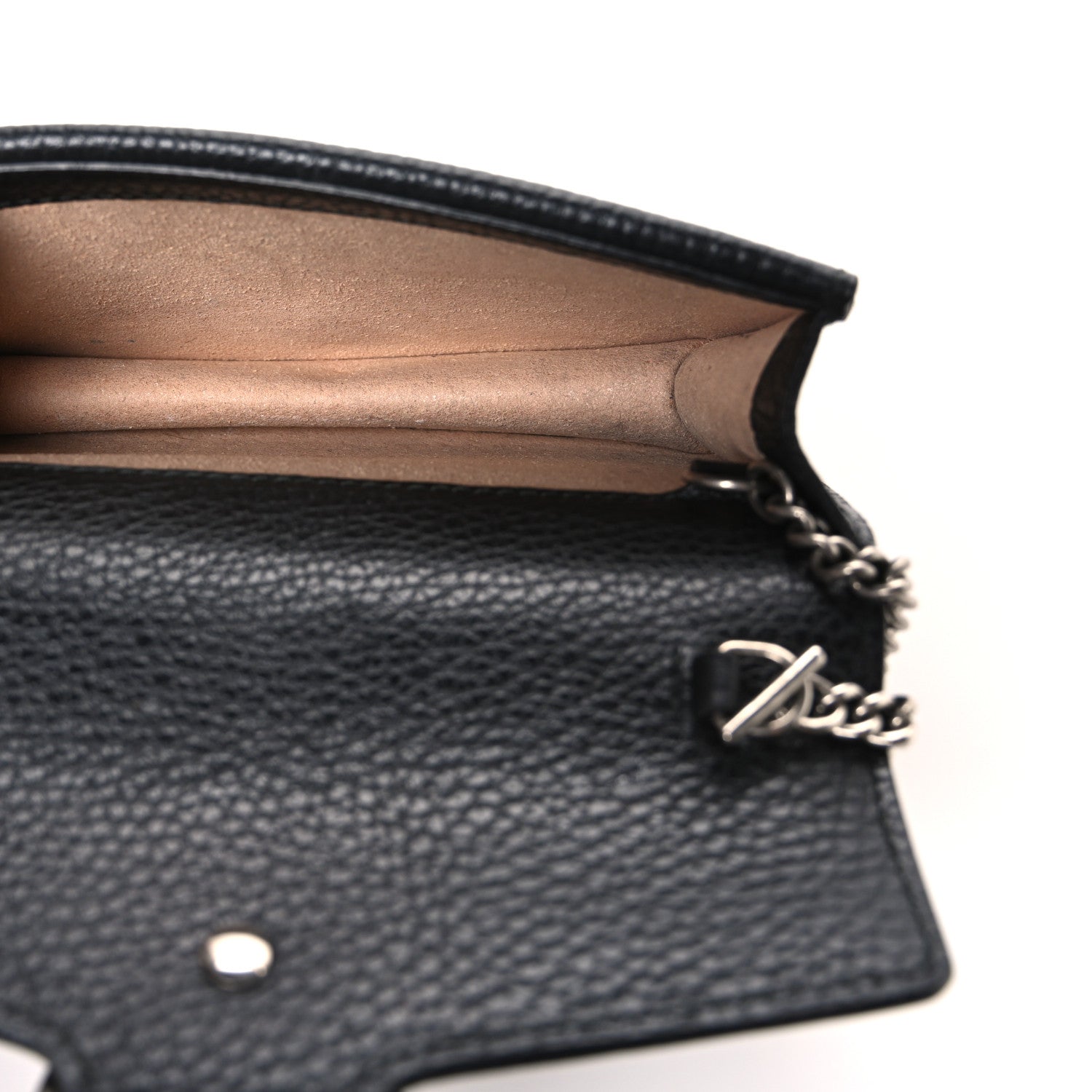 Gucci Calfskin Super Mini Dionysus Shoulder Bag Black 5 of 9