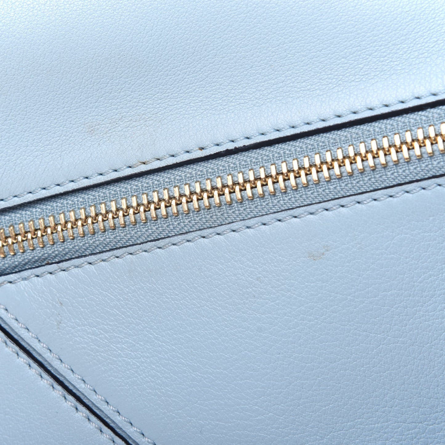 Calfskin Small Puzzle Bag Aqua