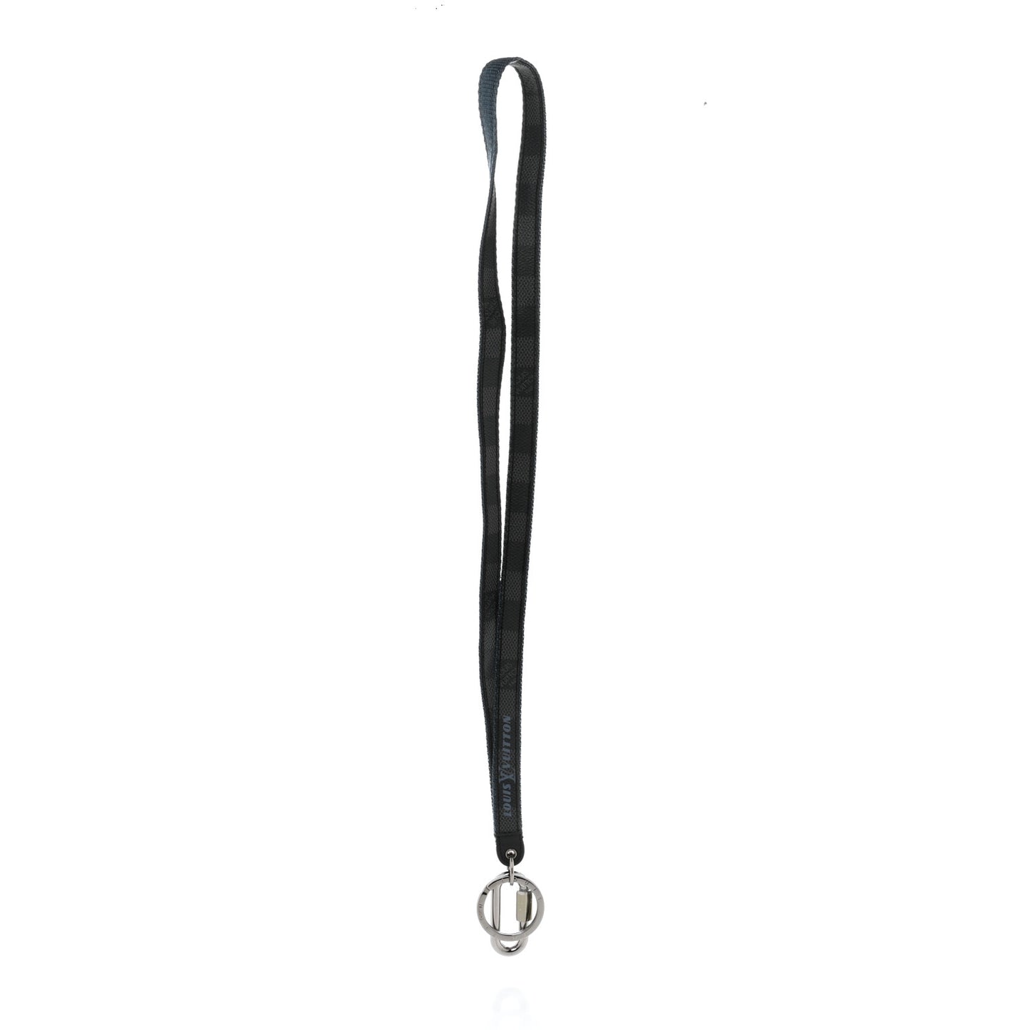 Damier Graphite Coastline Lanyard Key Holder
