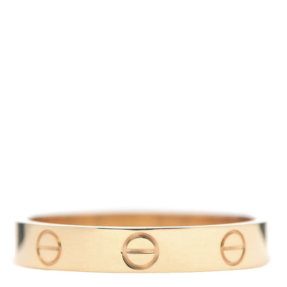 Cartier 18K Yellow Gold 3.5mm LOVE Wedding Band Ring 59 8.75 3 of 4