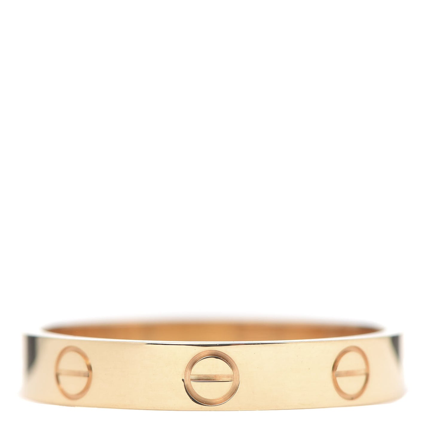 18K Yellow Gold 3.5mm LOVE Wedding Band Ring 59 8.75