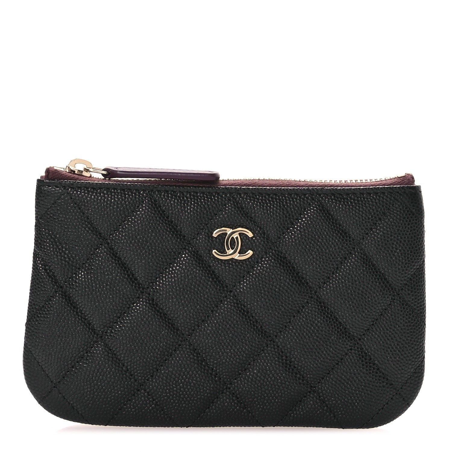 Chanel Caviar Quilted Small Cosmetic Case Black 1 of 7