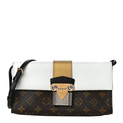 Louis Vuitton Calfskin Monogram Column Clutch 1 of 9