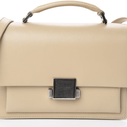 Saint Laurent Calfskin Medium Bellechasse Satchel Beige 7 of 9