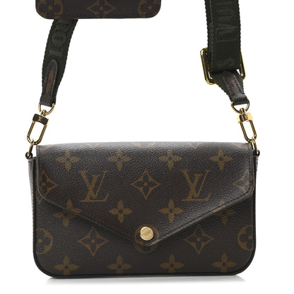 Louis Vuitton Monogram Felicie Strap & Go Kaki 7 of 9