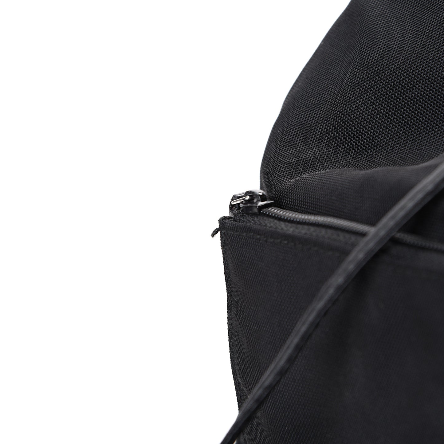 Calfskin Canvas Backpack Black