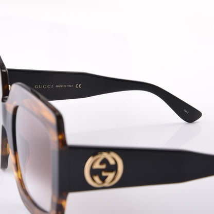 Gucci Square Frame GG0178S Sunglasses Havana 6 of 8