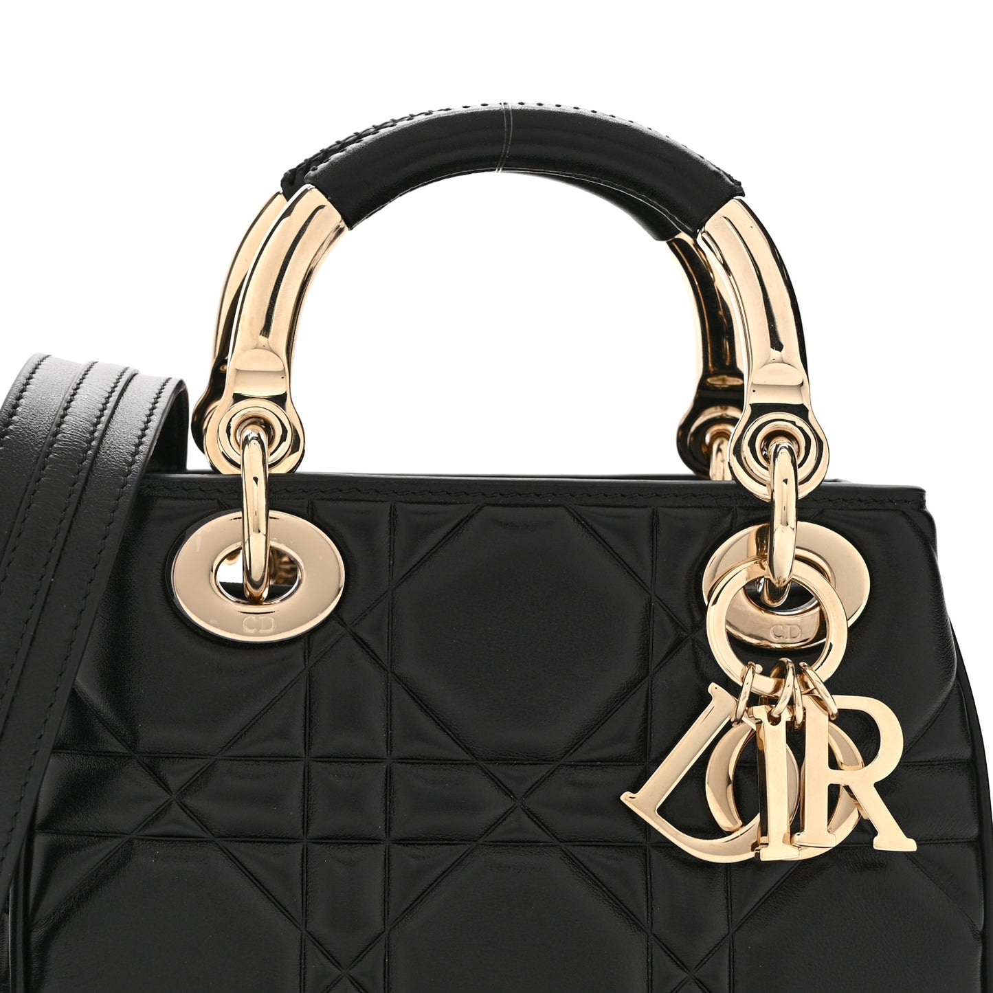 Calfskin Cannage Mini The Lady 95.22 Black