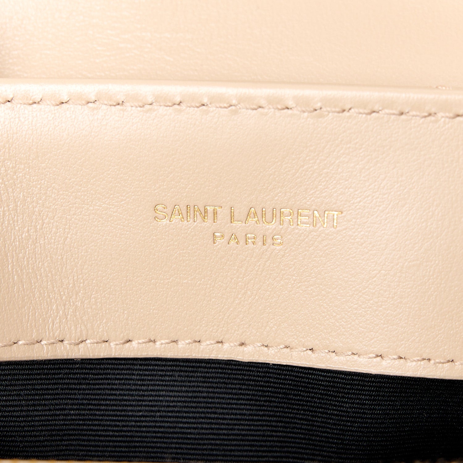 Saint Laurent Calfskin Y Quilted Monogram Small Loulou Chain Satchel Dark Beige 6 of 11