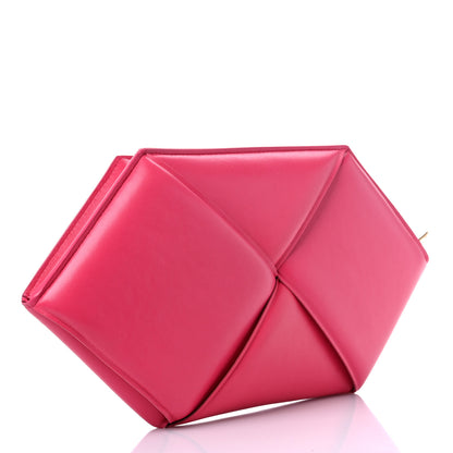 Bottega Veneta Nappa Maxi Intrecciato Hexagon Clutch Lollipop 3 of 8