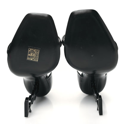 Saint Laurent Patent Calfskin Opyum 110 Sandals 41 Black 5 of 9