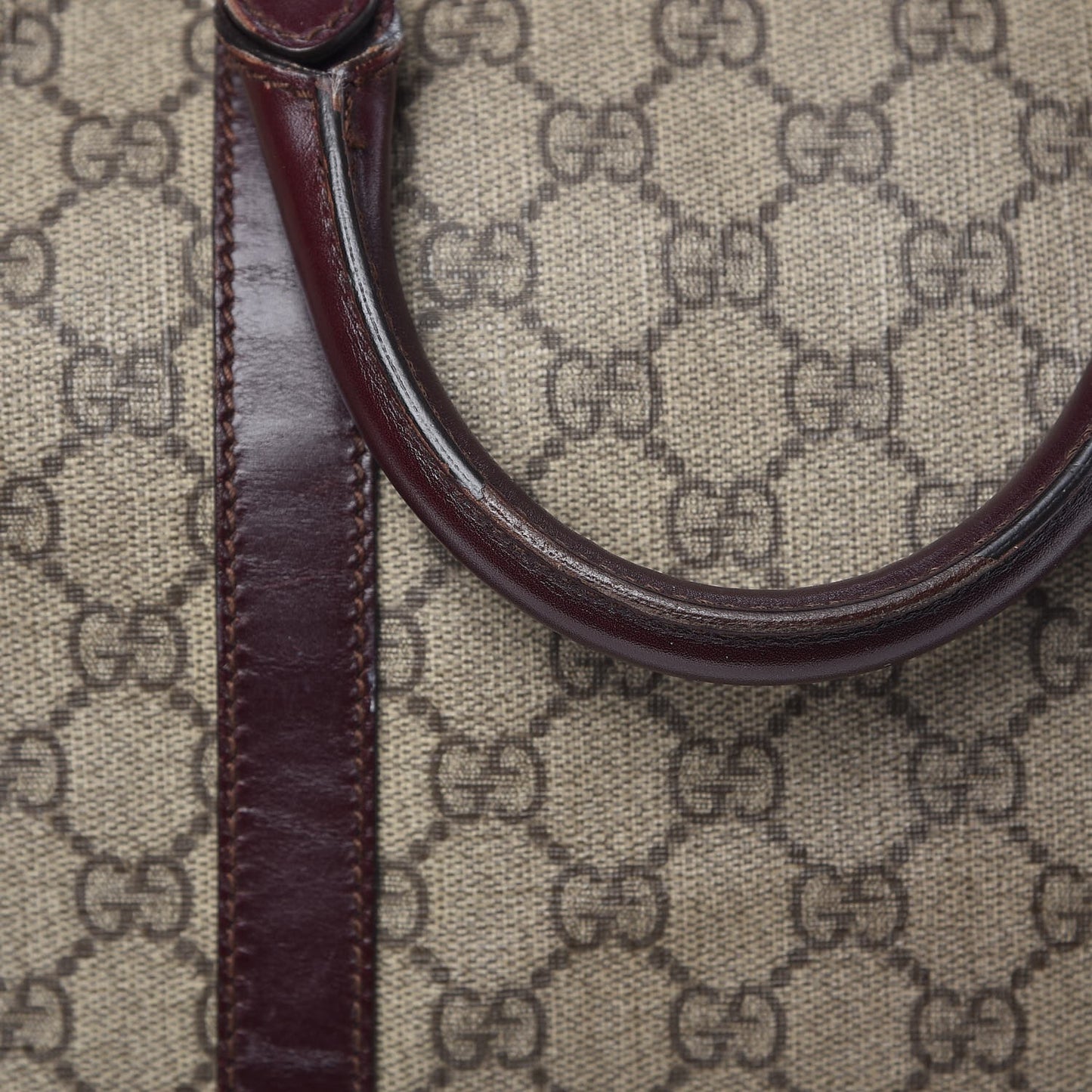 GG Plus Monogram Medium Joy Boston Dark Brown
