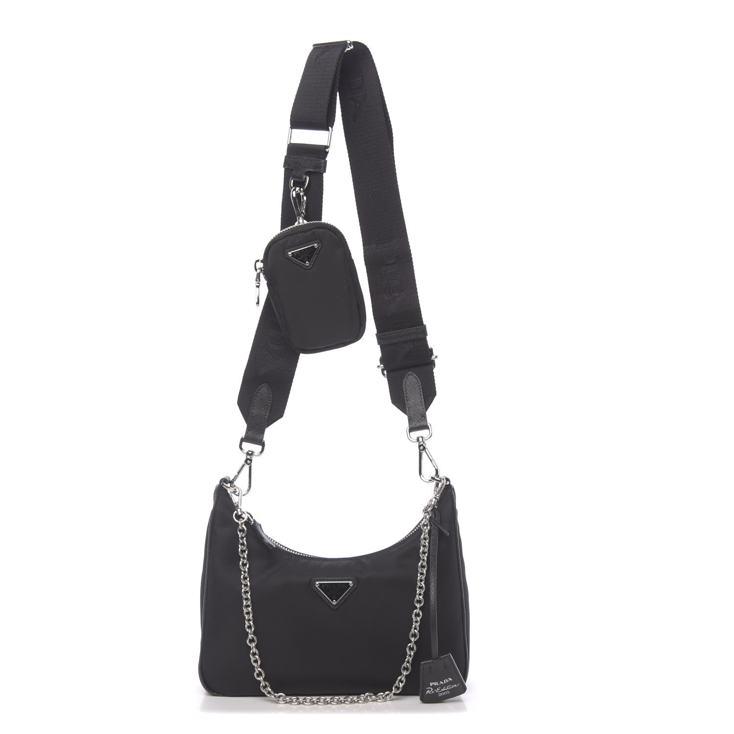 Prada Nylon Re-Edition 2005 Shoulder Bag Black 1 of 11