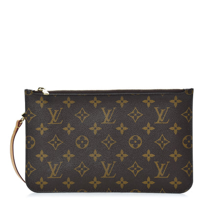 Louis Vuitton Monogram Neverfull MM GM Pochette Piment 1 of 9