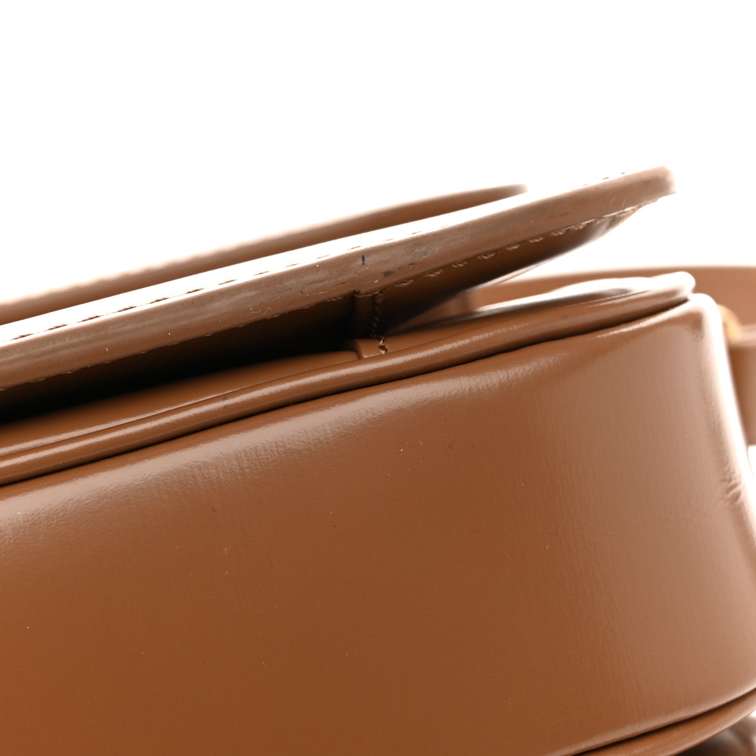 Celine Shiny Calfskin Medium Triomphe Bronze 12 of 16