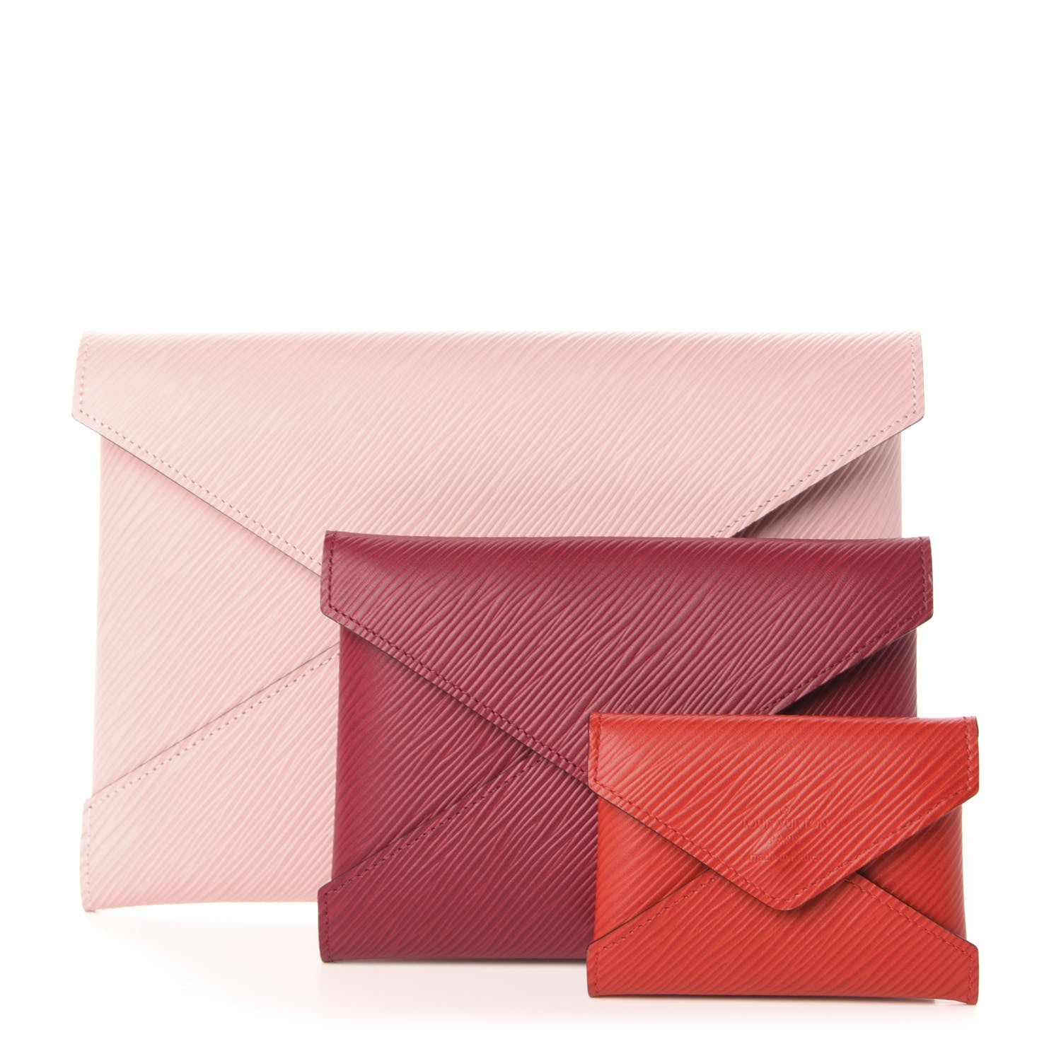 Louis Vuitton Epi Kirigami Pochette Set Rose Ballerine Fuchsia Coquelicot 1 of 11