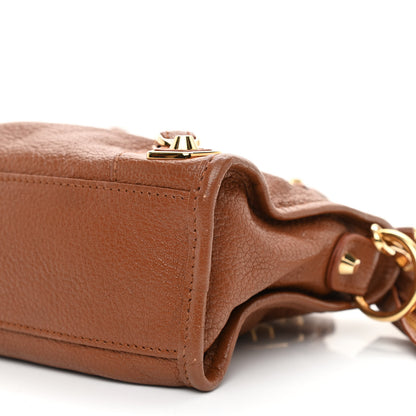 Balenciaga Agneau Classic Gold Hardware Mini City Marron Cognac 7 of 8