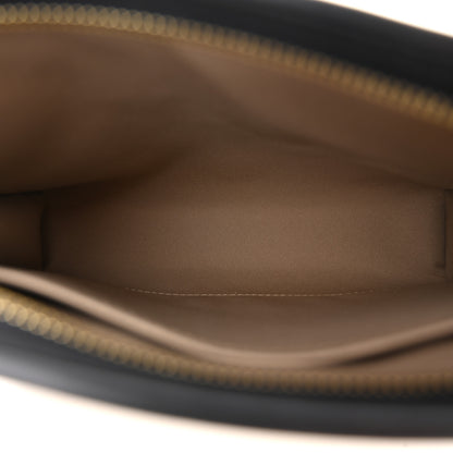 Louis Vuitton Raffia Calfskin Monogram Toiletry Pouch 26 On Chain Beige Black 5 of 9