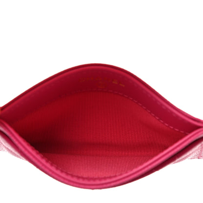 Chanel Caviar Quilted Card Holder Pink 5 of 12