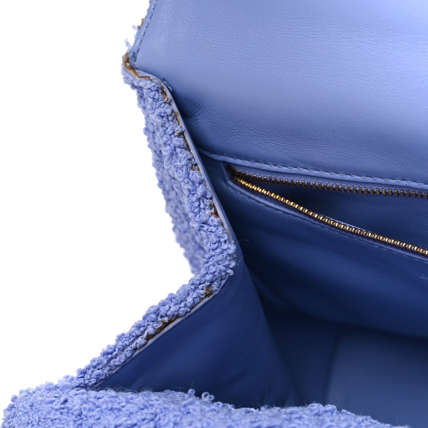 Boucle Clip Bag Periwinkle