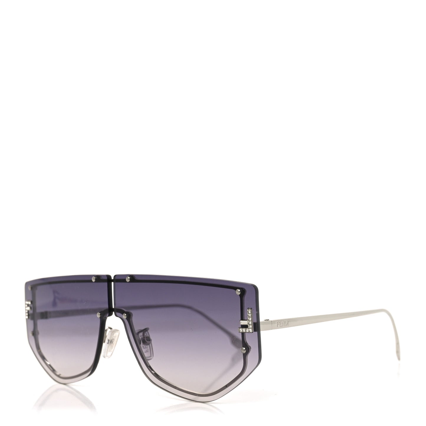 Metal Fendi First Sunglasses FE 40096/U Black