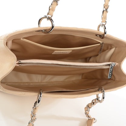 Chanel Caviar Quilted Grand Shopping Tote GST Beige Clair 5 of 7