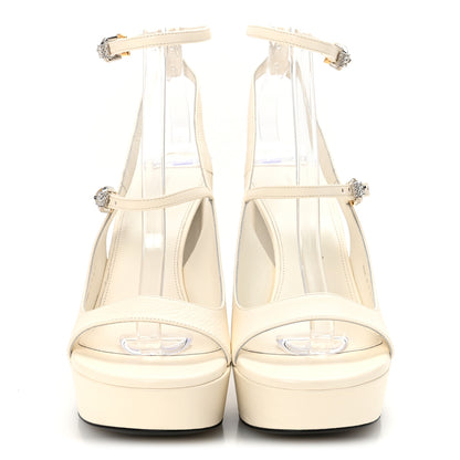 Givenchy Calfskin Voyou Sandals 40 Ivory 3 of 10