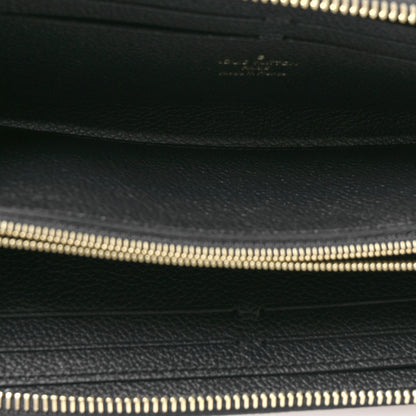 Louis Vuitton Empreinte Monogram Giant Clemence Wallet Black Beige 4 of 7