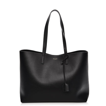 Saint Laurent Calfskin Large Shopping Tote Black 1 of 10
