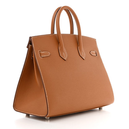 Hermes Epsom Birkin Sellier 25 Gold 3 of 10