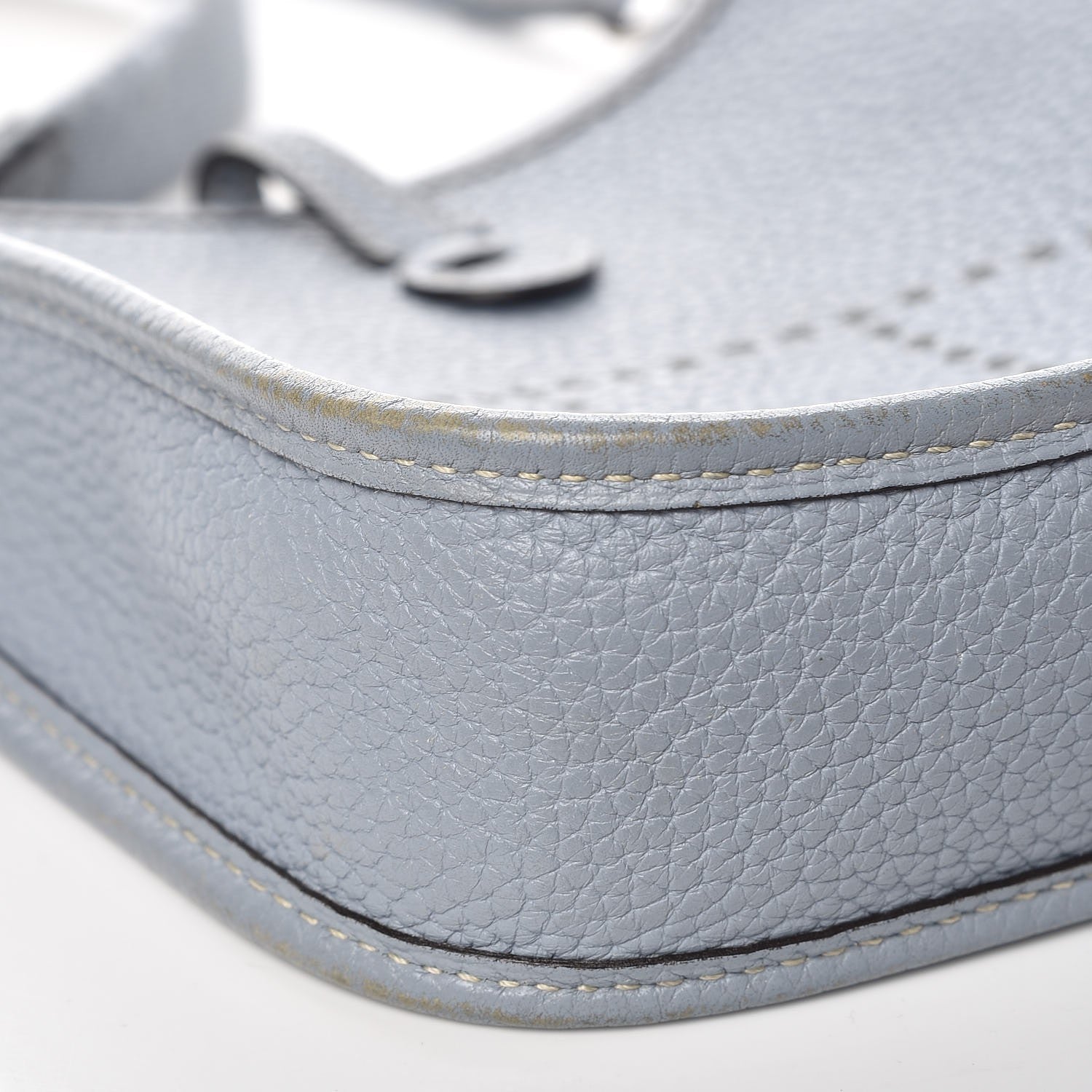 Hermes Taurillon Clemence Amazone Evelyne TPM Bleu Lin 13 of 14