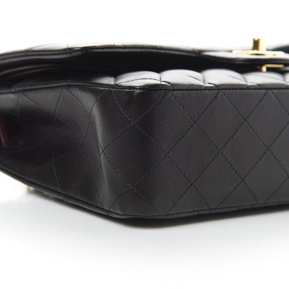 Chanel Lambskin Quilted Medium Double Flap Black 9 of 13