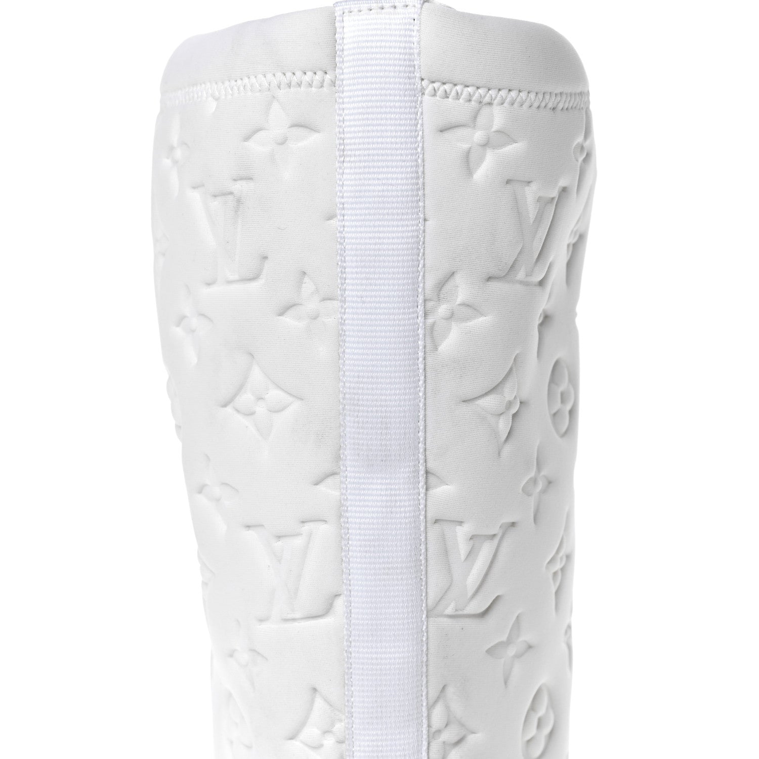 Louis Vuitton Calfskin Monogram Embossed Neoprene Mens Landscape Ankle Boots 9.5 White 15 of 16