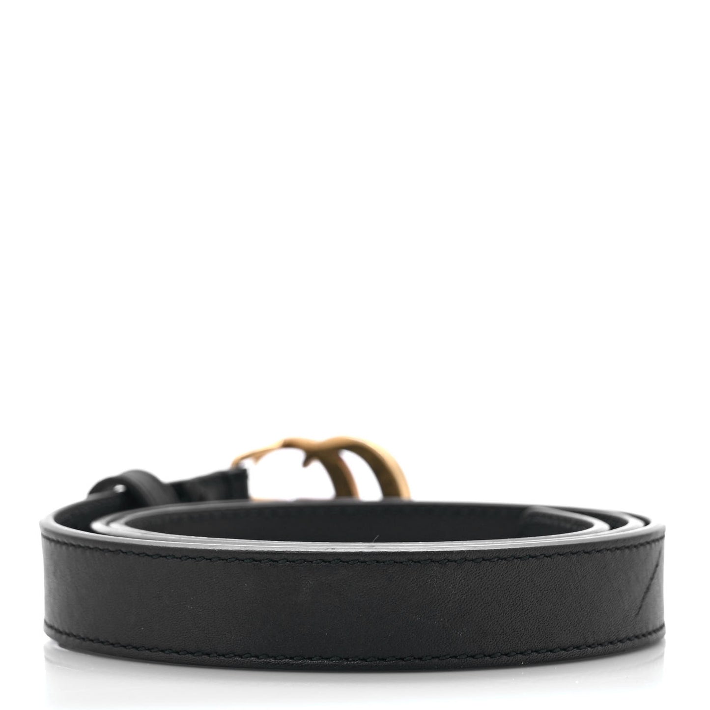 Calfskin Double G 20mm Belt 75 30 Black
