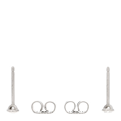 Tiffany Platinum Diamond .12ctw Elsa Peretti Diamonds By The Yard Earrings 3 of 5