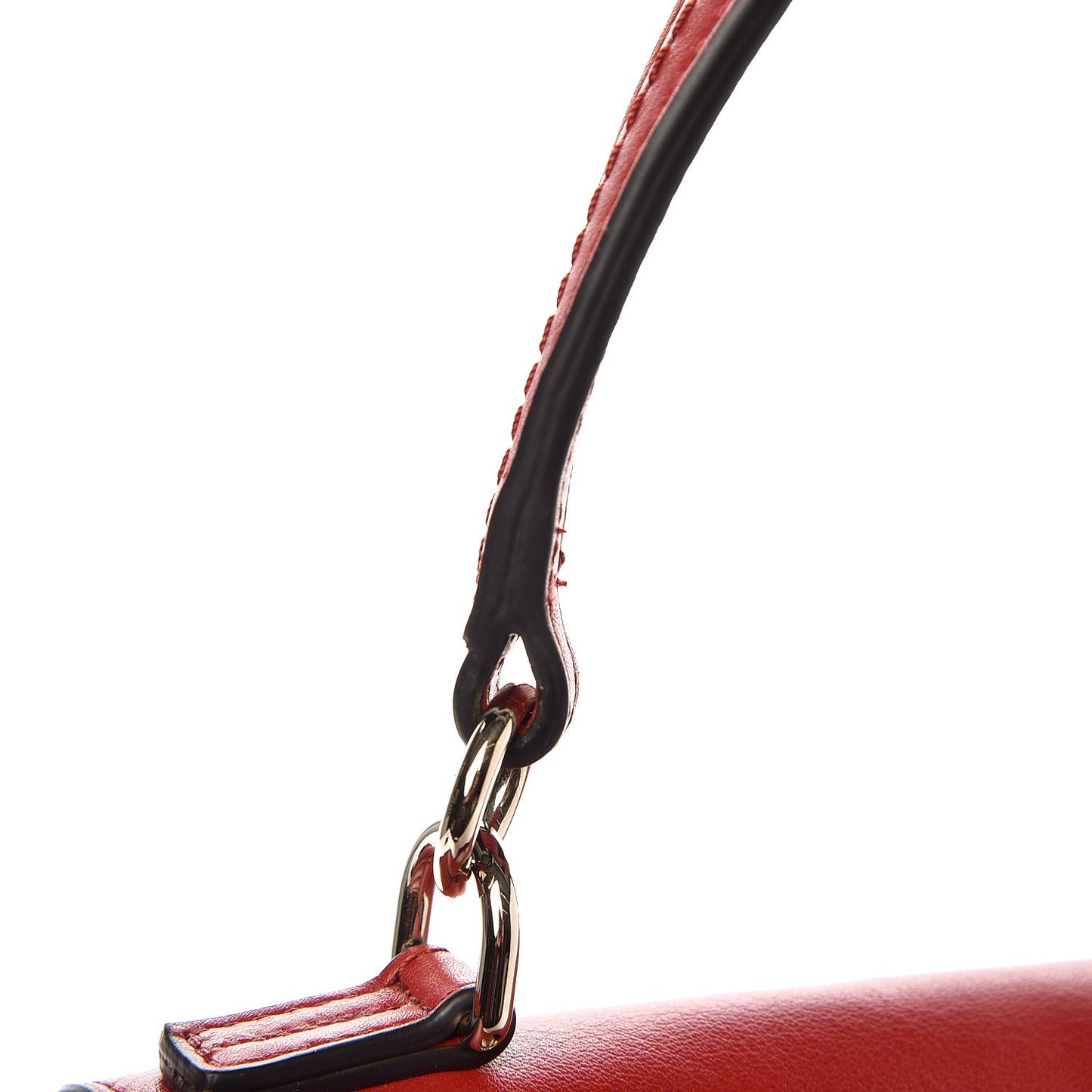 Calfskin Small Faye Day Shoulder Bag Dahlia Red