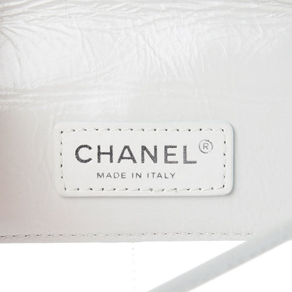 Chanel Crumpled Calfskin PVC Quilted Backpack White 7 of 13
