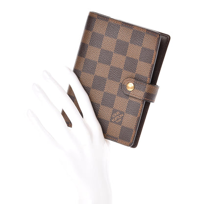 Louis Vuitton Damier Ebene Small Ring Agenda Cover 2 of 12