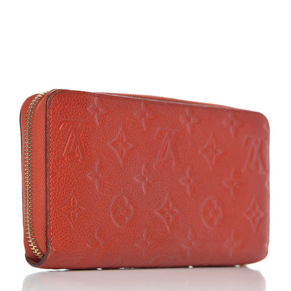 Louis Vuitton Empreinte Zippy Wallet Cherry 3 of 8