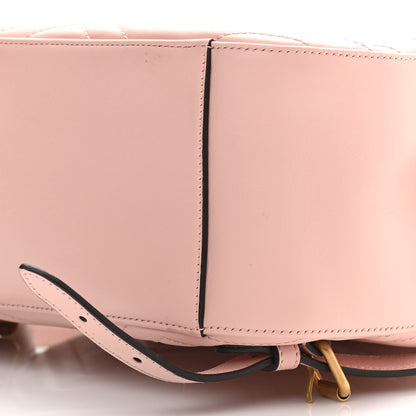 Gucci Calfskin Matelasse GG Marmont Dome Backpack Perfect Pink 10 of 11