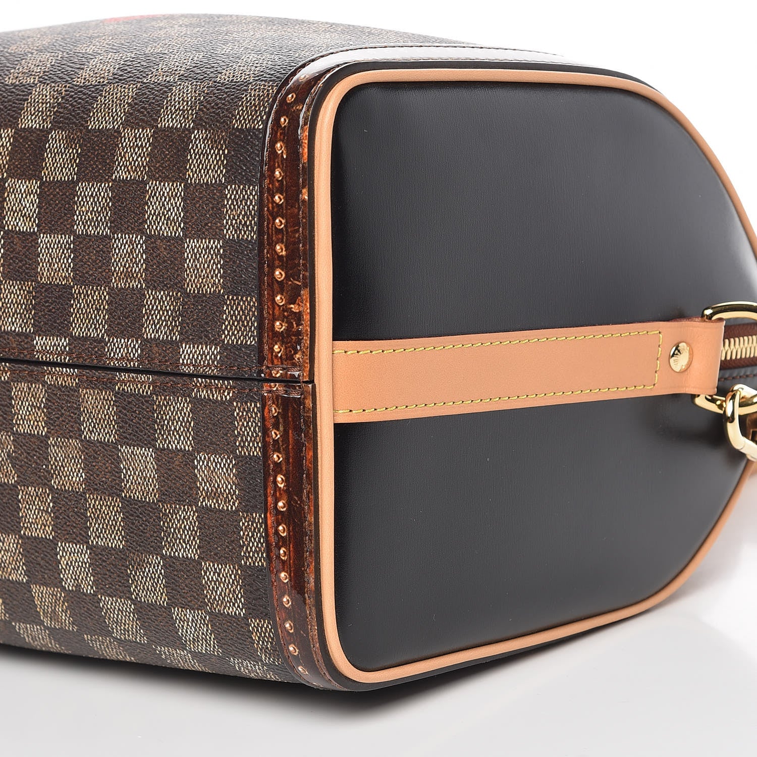 Louis Vuitton Transformed Damier Ebene Time Trunk Speedy Bandouliere 25 Black 9 of 10