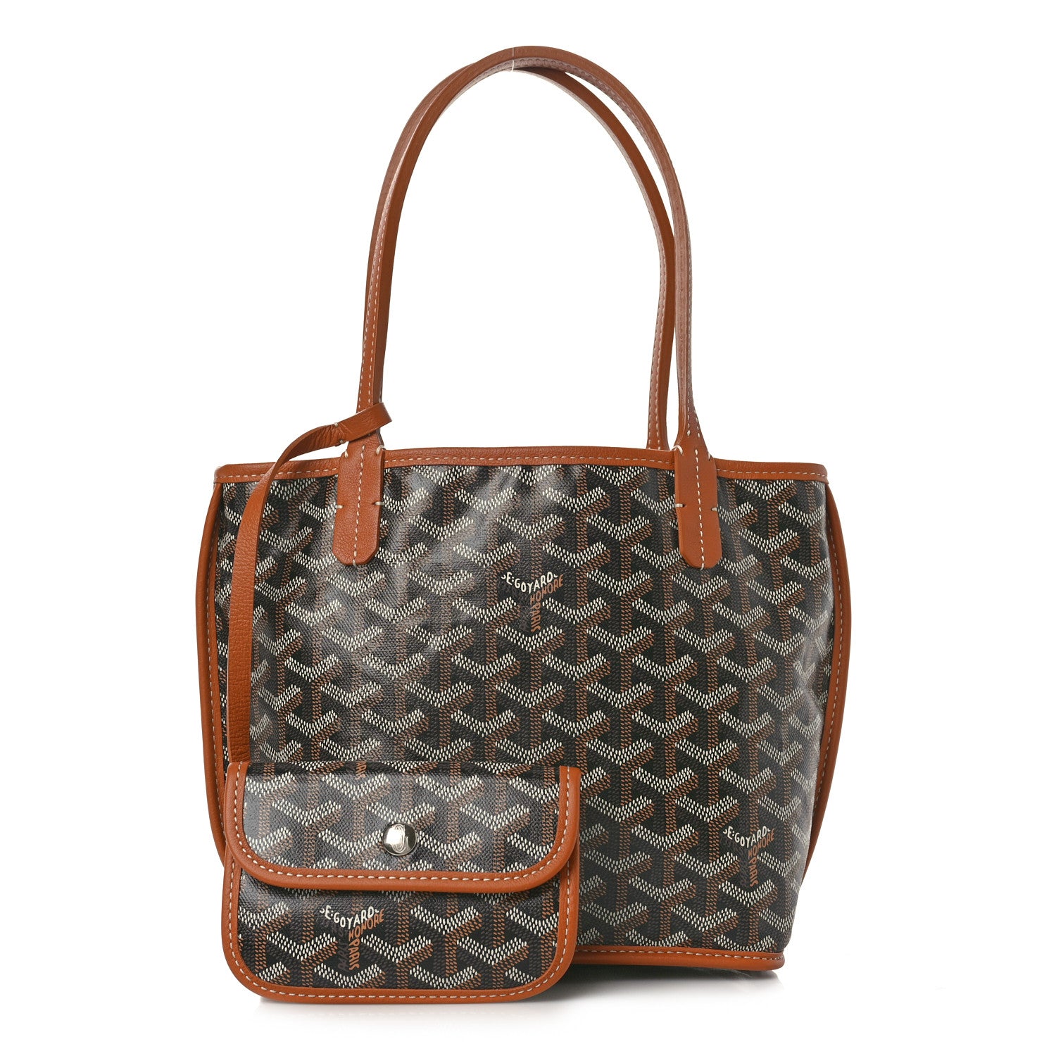 Goyard Goyardine Reversible Mini Anjou Black Gold 1 of 9