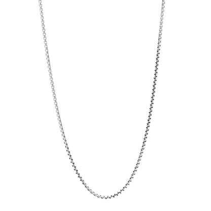 David Yurman Sterling Silver 2.5mm Box Chain Necklace 21" 1 of 5