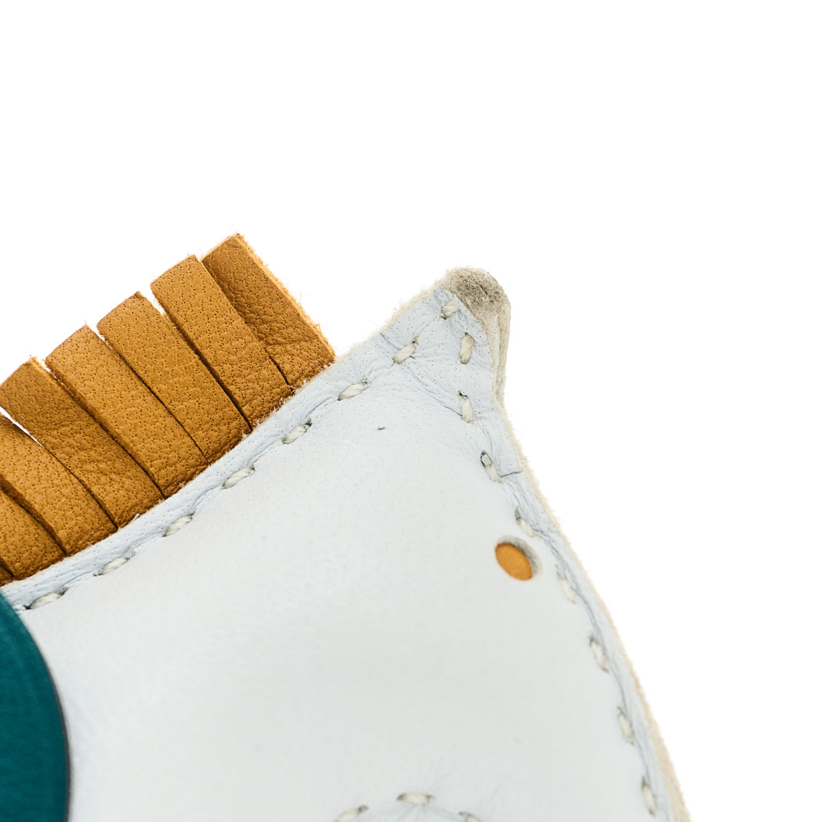 Hermes Milo Lambskin Grigri Rodeo Pegase Horse Bag Charm PM Bleu Brume Sesame Vert Bosphore 3 of 4