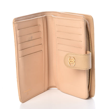 Chanel Caviar Quilted Zipped Pocket Wallet Beige 5 of 21