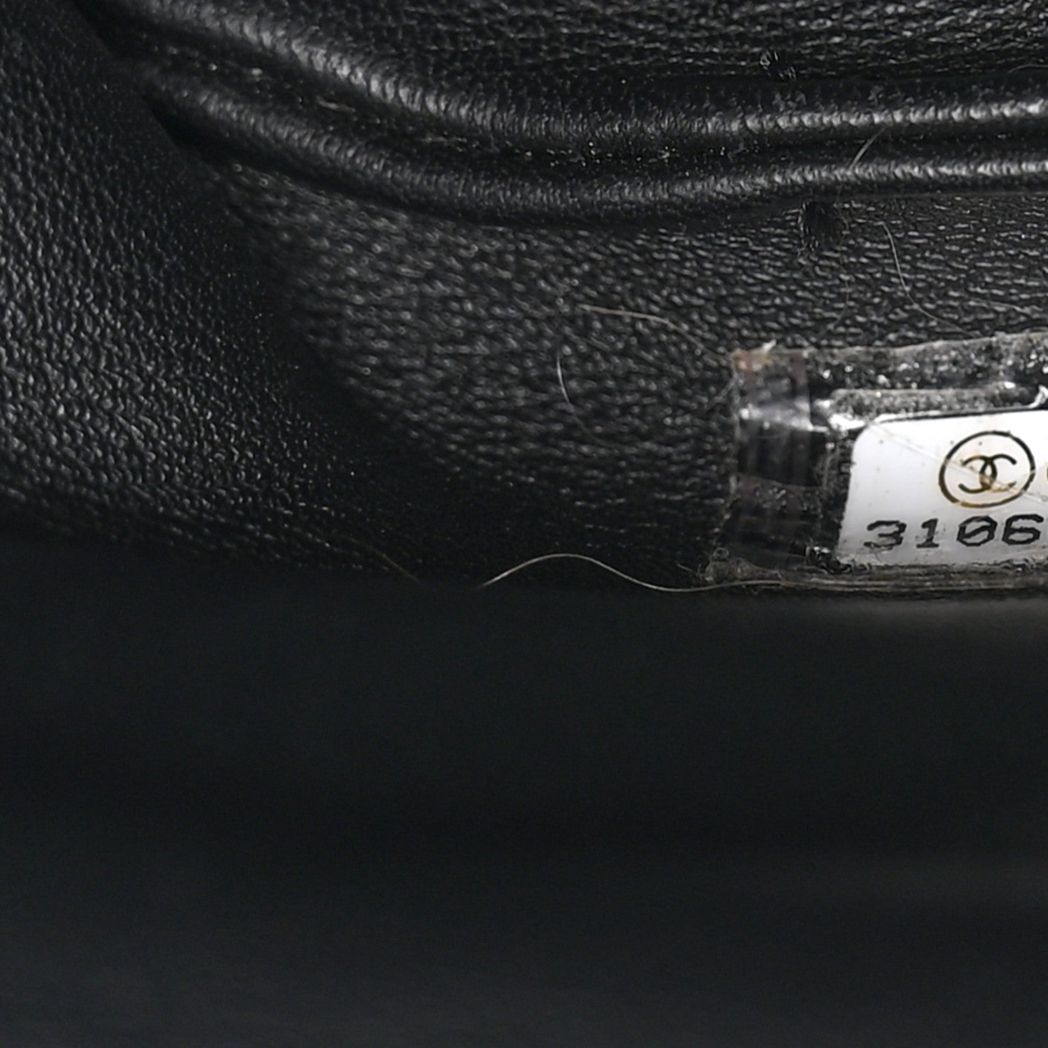 Chanel Shiny Lambskin Quilted Small Chain Is More Drawstring Bag Black 7 of 10