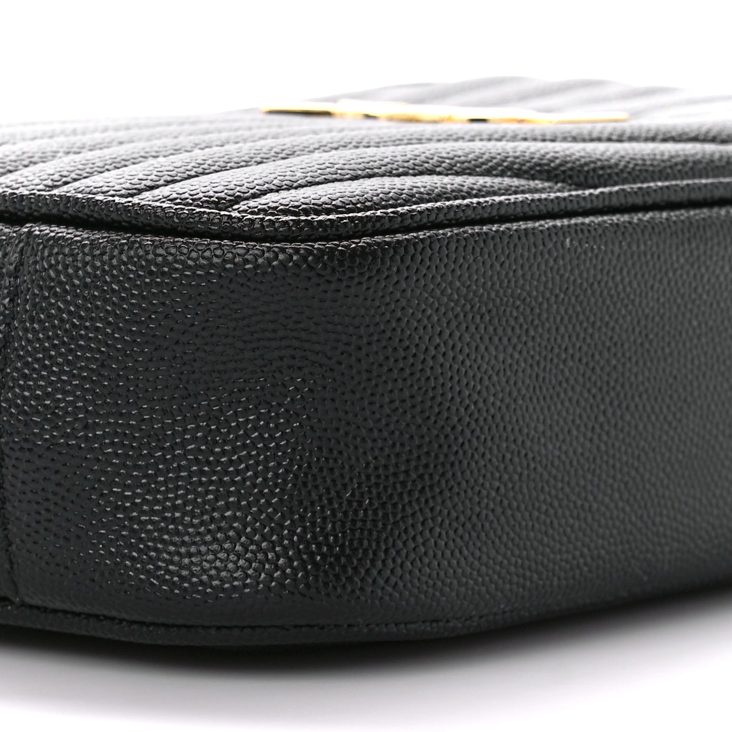 Grain De Poudre Matelasse Monogram Mini Lou Camera Bag Black