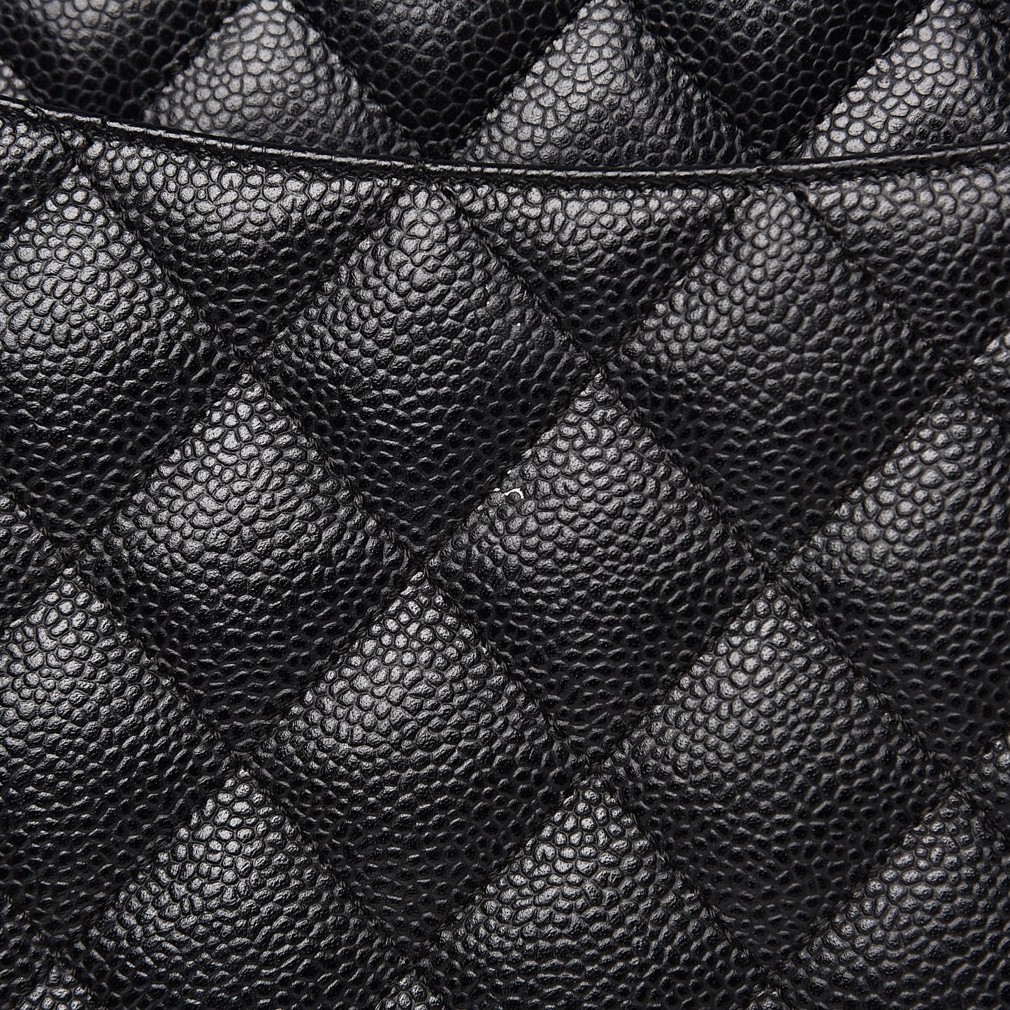 Caviar Quilted Grand Shopping Tote GST Black
